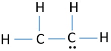 mark lone pairs on atoms in C2H4